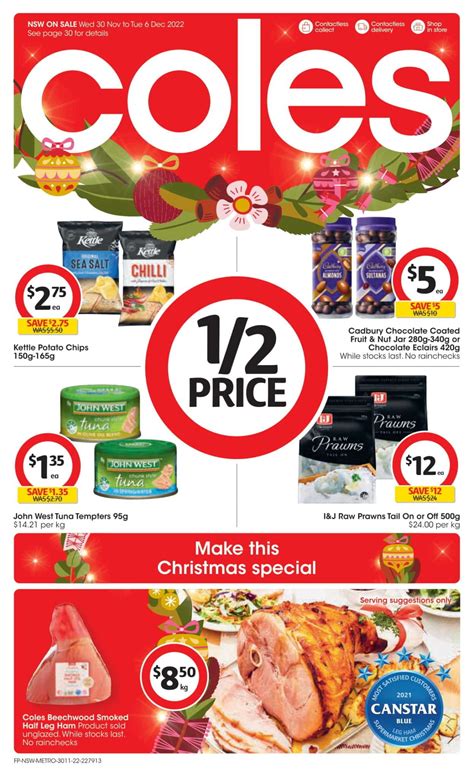 coles catalogue this week.